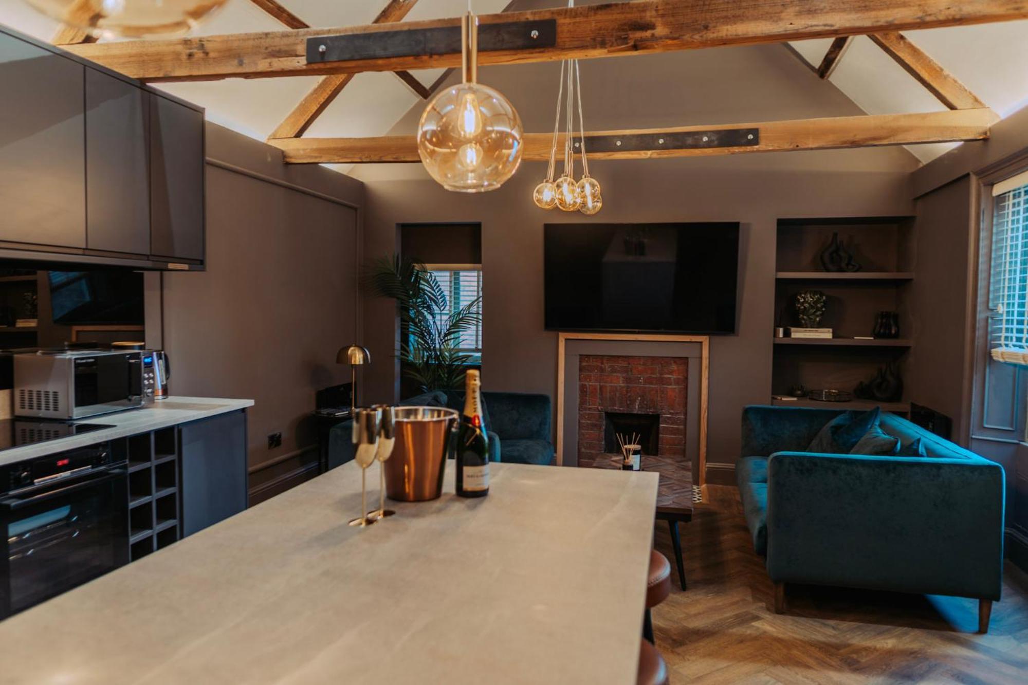 Magistrates Penthouse Suite - Town Centre Apartments With Spa Morpeth Eksteriør billede